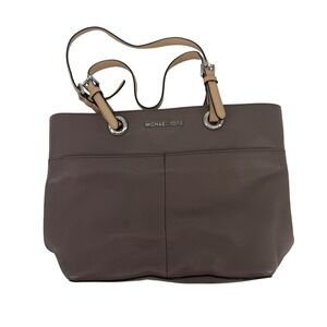 Michael Kors Bedford Tote Women Medium Taupe Pebbled Leather 30H4SBFT6L